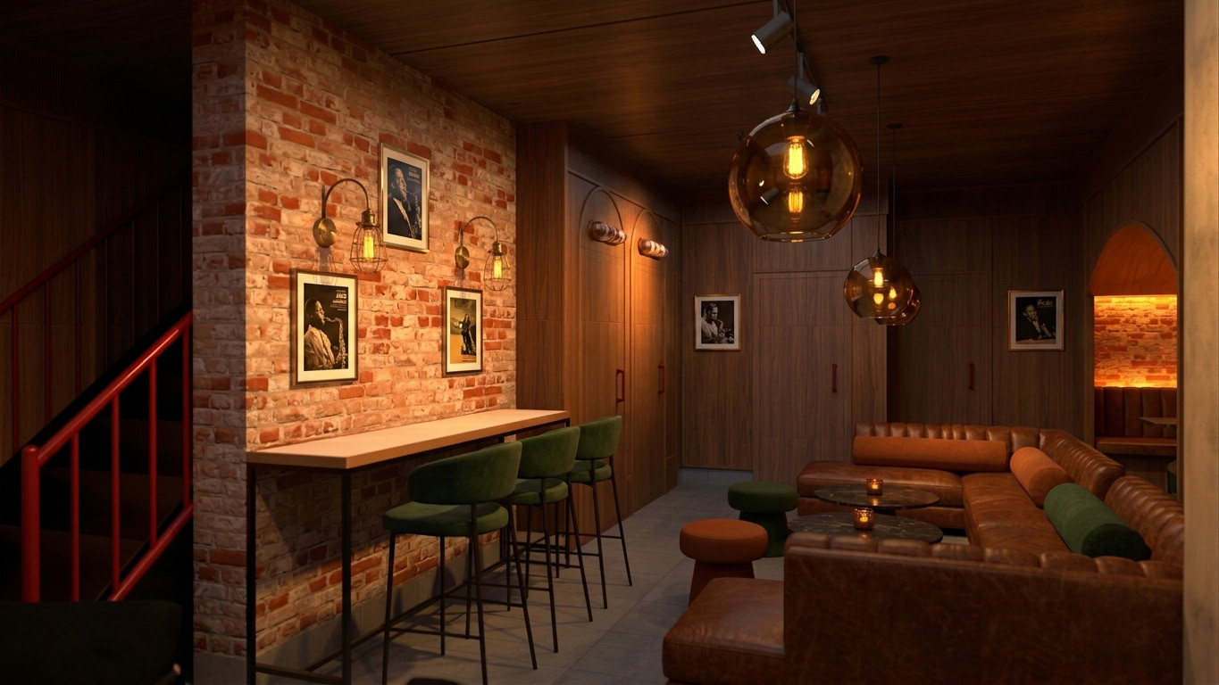 The No.1 Club lounge interior